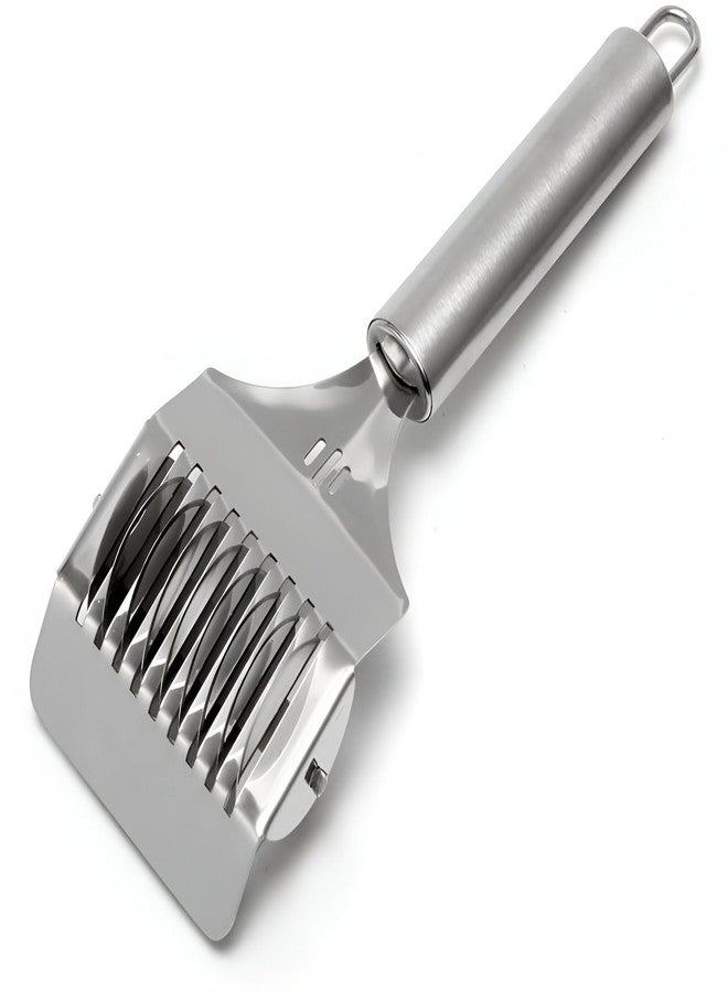 ARIDAM Stainless Steel Pasta Noodle Cutter,High Grade Stainless Steel Pasta Spaghetti Maker Noodle Lattice Roller,Dough Cutter Mincer Kitchen Cooking Tools - Image 1
